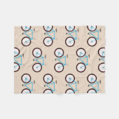 Couverture Polaire Motif vélo (Devant (Horizontal))