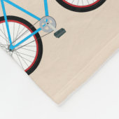 Couverture Polaire Motif vélo (Coin)