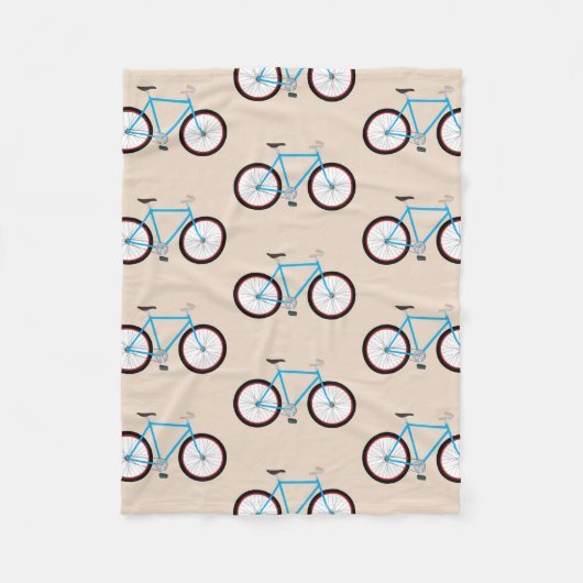 Couverture Polaire Motif vélo (Devant)