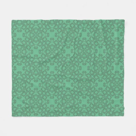 Couverture Polaire Motif vert (Devant (Horizontal))
