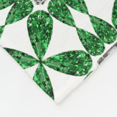 Couverture Polaire Motif vert (Coin)
