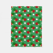 Couverture Polaire Motif vert de ping-pong (Devant)