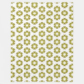 Couverture Polaire Motif Vert Olive (Devant)