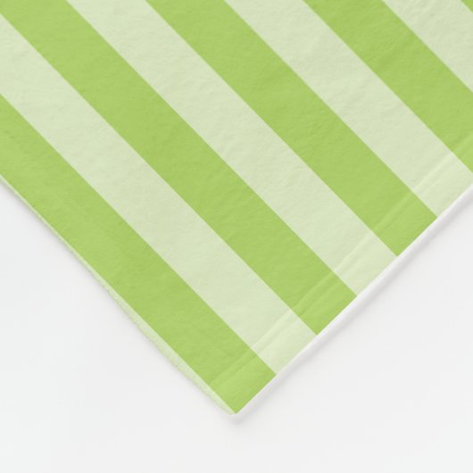 Couverture Polaire Motif Vertical Vert clair - Moder frais (Coin)