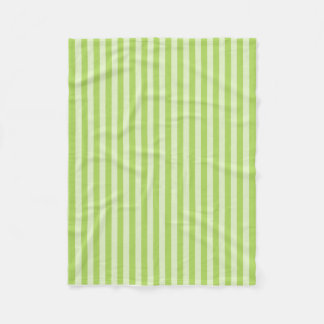 Couverture Polaire Motif Vertical Vert clair - Moder frais