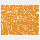 Couverture Polaire Motif Vibre Abstraite (Devant (Horizontal))