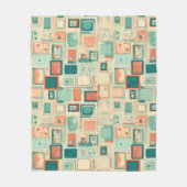 Couverture Polaire Motif vintage (Devant)