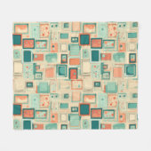 Couverture Polaire Motif vintage (Devant (Horizontal))