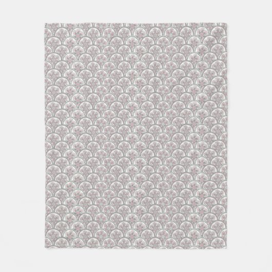 Couverture Polaire Motif vintage de Centle (Devant)