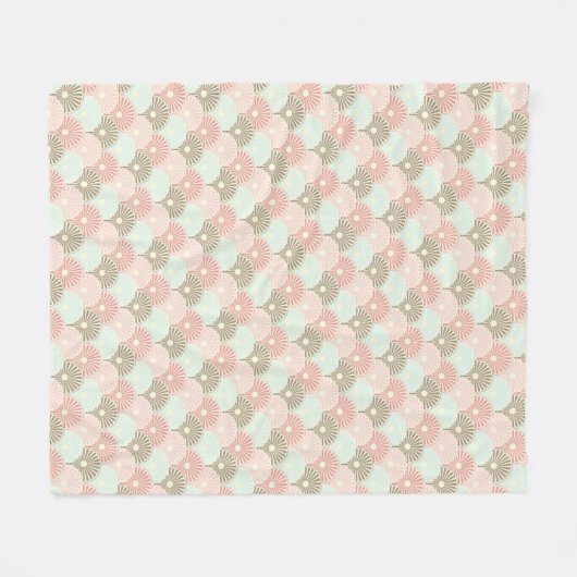 Couverture Polaire Motif vintage japonais (Devant (Horizontal))