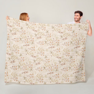 Couverture Polaire Motif Wild Bloom