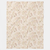 Couverture Polaire Motif Wild Bloom (Devant)