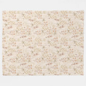 Couverture Polaire Motif Wild Bloom (Devant (Horizontal))