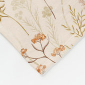 Couverture Polaire Motif Wild Bloom (Coin)