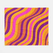 Couverture Polaire Motif Y2K Super de flux de flux liquides (Devant (Horizontal))