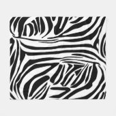 Couverture Polaire Motif zèbre (Devant (Horizontal))