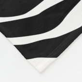 Couverture Polaire Motif zèbre (Coin)