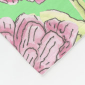 Couverture Polaire Motif Zinnia (Coin)