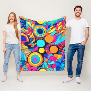 Couverture Polaire Motifs Abstraits géométriques dynamiques