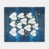 Couverture Polaire Motifs Anniversaires Pourquoi Je T'Aime (Devant (Horizontal))