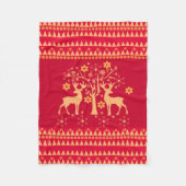 Couverture Polaire Motifs de Noël (Devant)