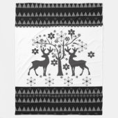 Couverture Polaire Motifs de Noël (Devant)