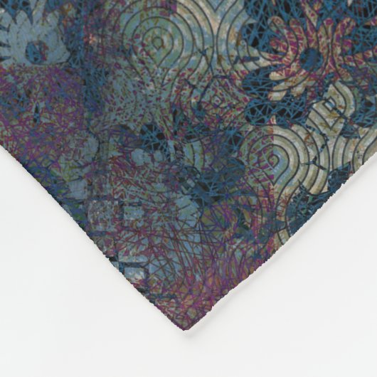 Couverture Polaire Motifs sales avec le patchwork malpropre des (Coin)