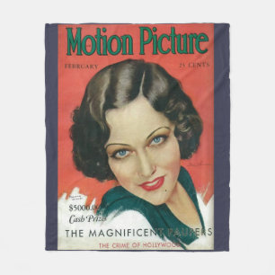 Couverture Polaire Motion Picture Février 1931 Gloria Swanson couvert