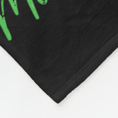 Couverture Polaire Motivationnel Santé mentale Guerrier vert (Coin)