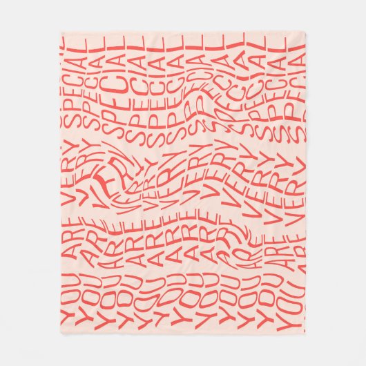 Couverture Polaire Motivationnel : Vous Êtes Spécial (Devant)