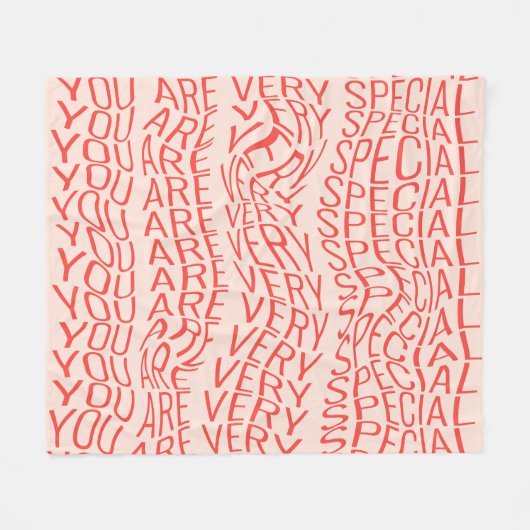 Couverture Polaire Motivationnel : Vous Êtes Spécial (Devant (Horizontal))