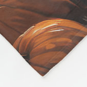 Couverture Polaire Moto à cheval Boston Terrier Halloween effrayant (Coin)