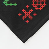 Couverture Polaire Moto de Noël Motocross Braap Vélo droit (Coin)