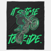 Couverture Polaire Motocross (Devant)