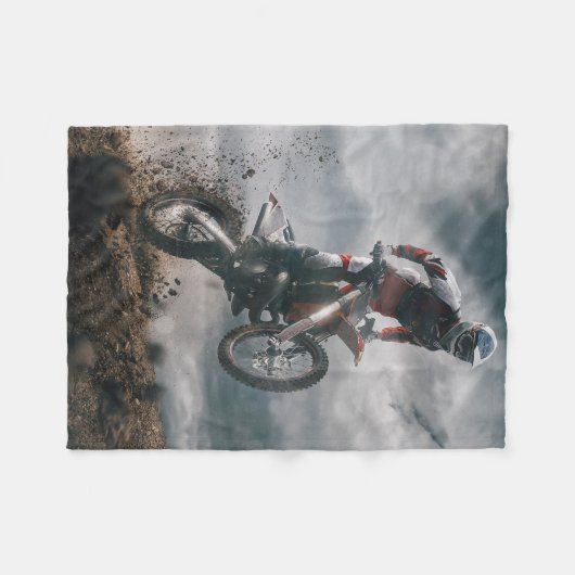 Couverture Polaire Motocross (Devant (Horizontal))