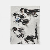 Couverture Polaire Motocross Dirt-Bike Racers (Devant)