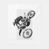 Couverture Polaire Motocross Racer Design (Devant)