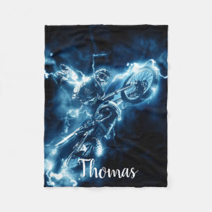 Couverture Polaire Motocross Racing Personnalisé Dirt Bike Motorcycle