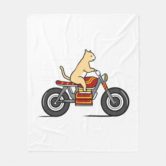 Couverture Polaire Motocyclette à équitation (Devant)