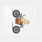 Couverture Polaire Motocyclette à équitation (Devant (Horizontal))