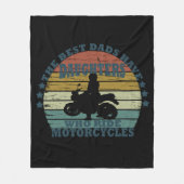 Couverture Polaire motocyclette fille de meilleur pads (Devant)