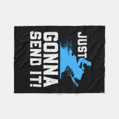 Couverture Polaire Motoneige - Je Vais L'Envoyer (Devant (Horizontal))