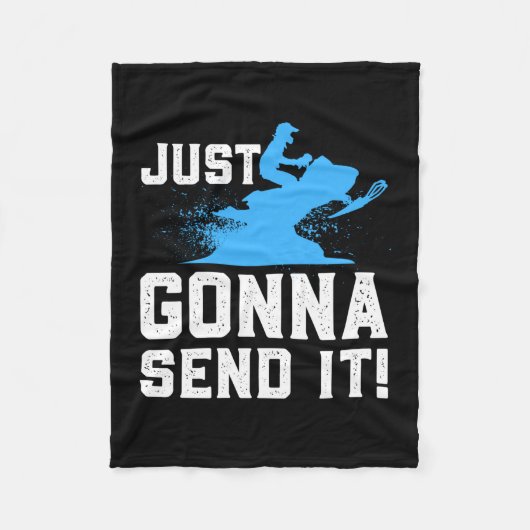 Couverture Polaire Motoneige - Je Vais L'Envoyer (Devant)