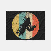 Couverture Polaire Motoneige Retro Style Motoneige (Devant (Horizontal))