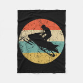 Couverture Polaire Motoneige Retro Style Motoneige (Devant)