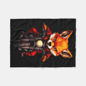 Couverture Polaire Motorcycle Foxes  (Devant (Horizontal))