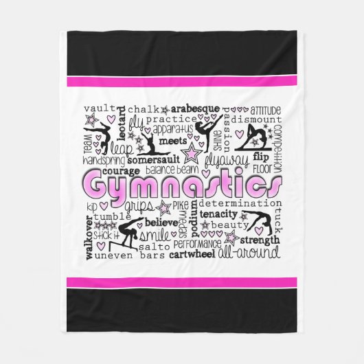 Couverture Polaire Mots 2 de gymnastique (Devant)