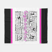 Couverture Polaire Mots 2 de gymnastique (Devant (Horizontal))