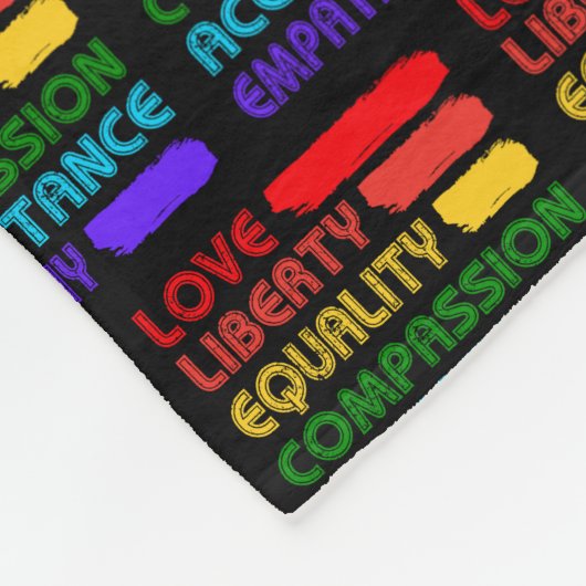 Couverture Polaire Mots À Vivre Par Collection (Coin)