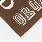 COUVERTURE POLAIRE MOTS CAFÉ (Coin)